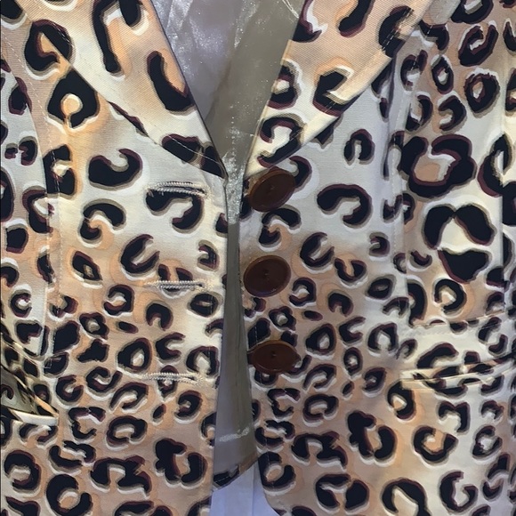 NANETTE LEPORE LEOPARD BLAZER - Picture 5 of 7